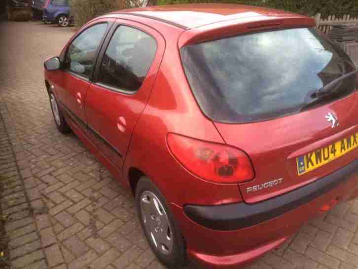 2004 04 PEUGEOT 206 2LTR DIESEL 107K MILES LONG MOT 50+ MPG 2 PREVIOUS KEEPERS