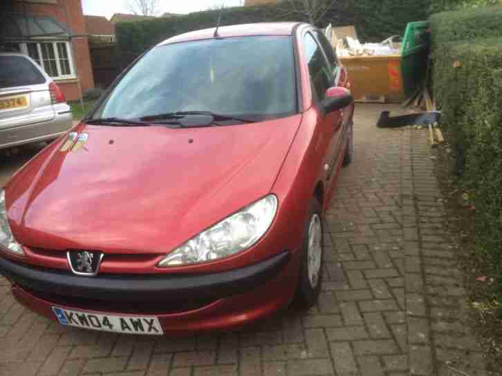 2004 04 PEUGEOT 206 2LTR DIESEL 107K MILES LONG MOT 50+ MPG 2 PREVIOUS KEEPERS