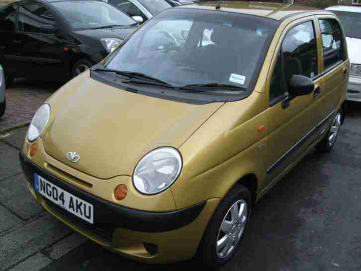 2004 04 REG DAEWOO MATIZ 5 DOOR SE 800ccIN GOLDEN YELLOW