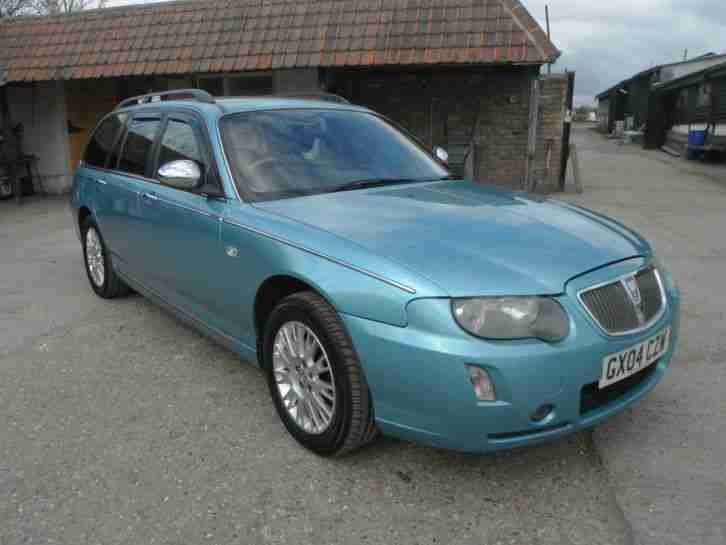 2004 04 ROVER 75 CONNOISSEUR SE ESTATE 1.8 PETROL SKY BLUE FULL LEATHER FSH