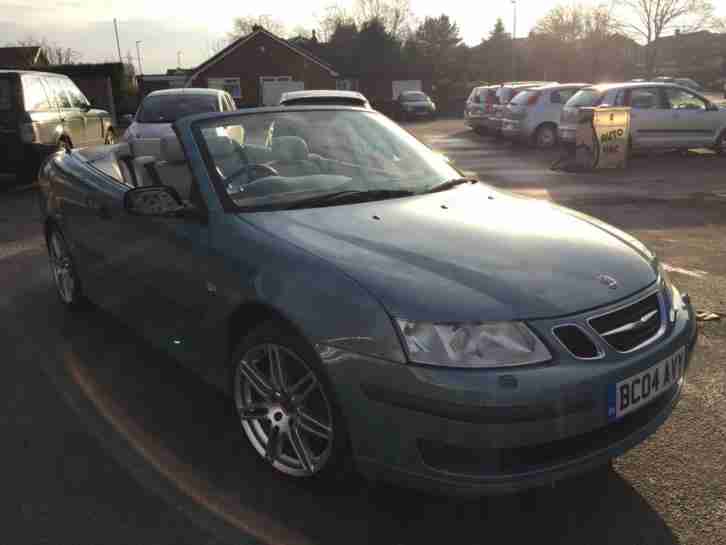 2004 04 Saab 9-3 2.0t Vector 175 Bhp convertible soft top