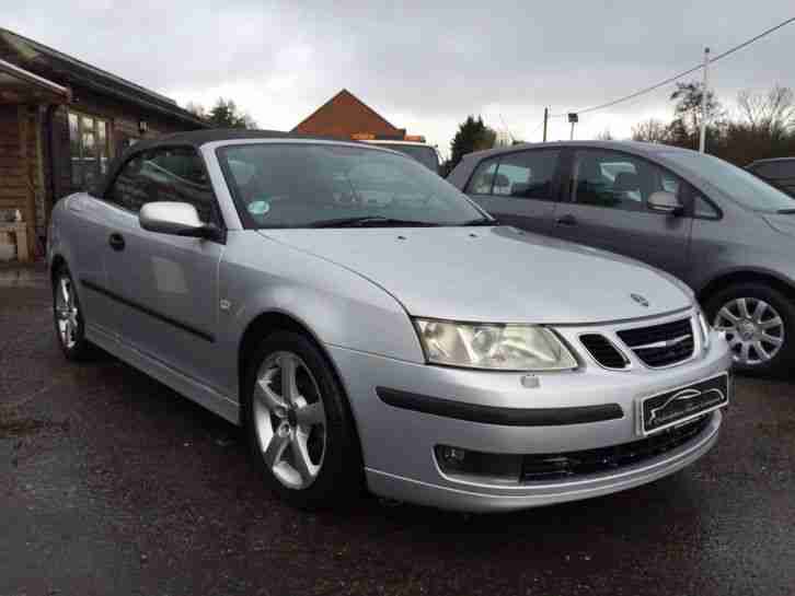 2004 04 Saab 9 3 93 1.8t Vector convertible Full service history full leather