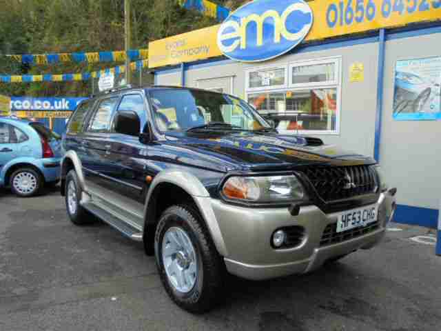 2004 53 MITSUBISHI SHOGUN SPORT 2.5 TD GLS LTD EDT IN BLUE # GREAT CONDITION #