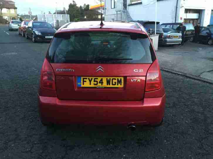 2004 54 CITROEN C2 1.6i 16V VTR SENSODRIVE IN CANDY RED.FANTASTIC LOOKING CAR .