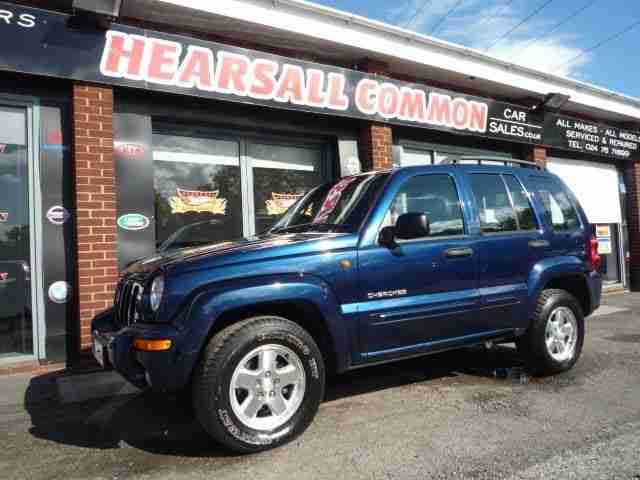 2004 54 JEEP CHEROKEE 2.8 LIMITED CRD 5D AUTO 148 BHP DIESEL~12M MOT INC!!!