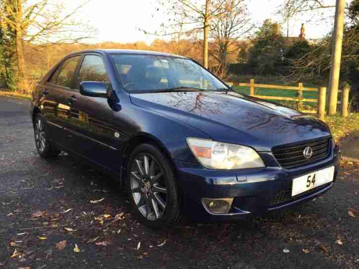 2004 54 Lexus IS200 SE Auto Blue Only 77,000 Miles Sport Blue