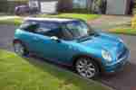 2004 54 COOPER S ELECTRIC BLUE,BLACK