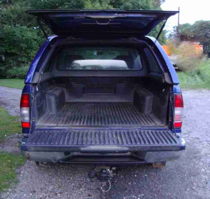 2004 54 NISSAN NAVARA 2.5 4WD D22 DOUBLECAB PICKUP, 71k BLUE/SILVER + VAT