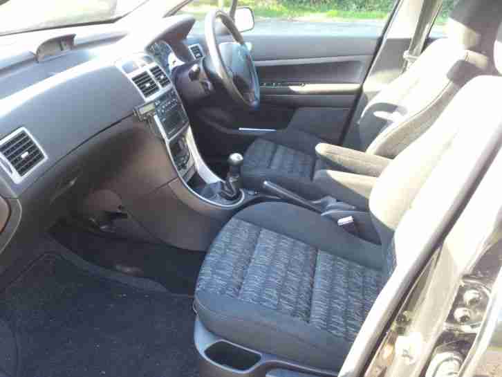2004 54 PEUGEOT 307 SE 1.6 HDI DIESEL 5 DOOR BLACK LONG MOT FSH CLIMATE ALLOYS