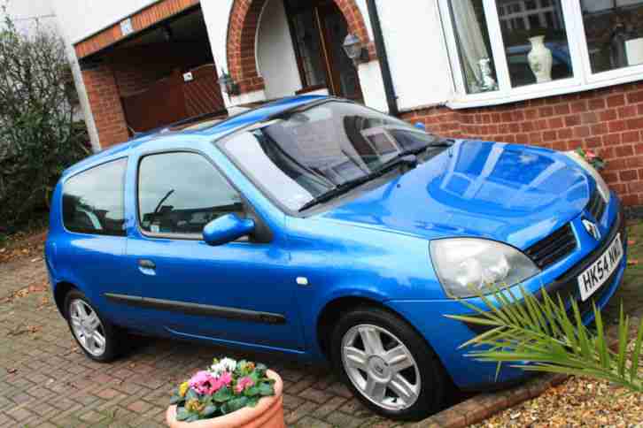 2004 54 RENAULT CLIO 1.5 DCI 65 BHP DYNAMIQUE MANUAL BLUE