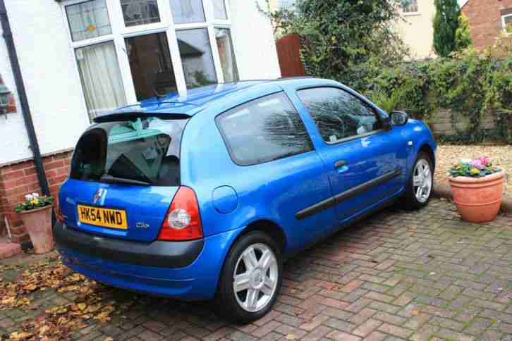 2004 54 RENAULT CLIO 1.5 DCI 65 BHP DYNAMIQUE MANUAL BLUE