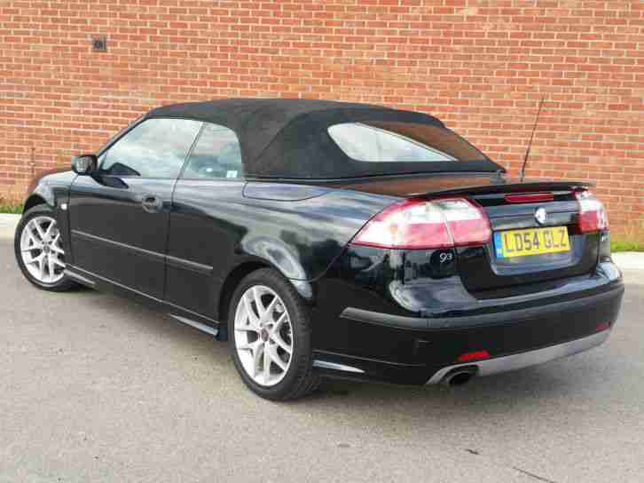2004 54 SAAB 9-3 2.0T 210BHP AERO CONVERTIBLE. 1 OWNER FROM NEW!