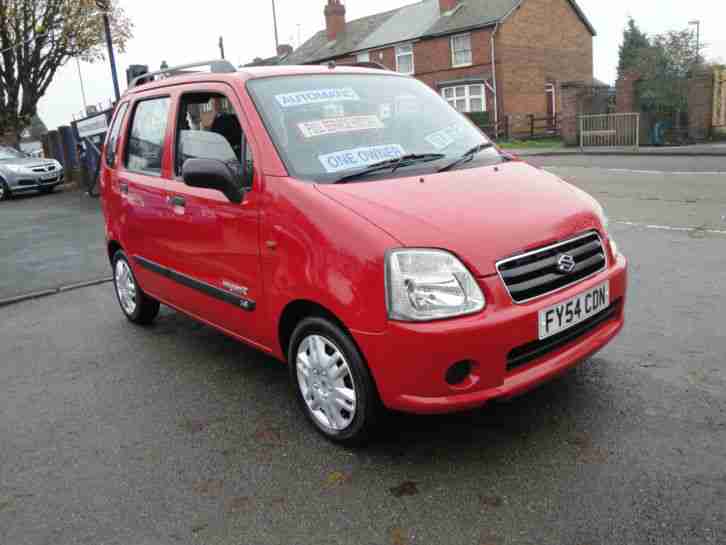 2004 54 SUZUKI WAGON 1.3 LITRE AUTOMATIC IN RED 1 OWNER FULL SERVICE HISTORY