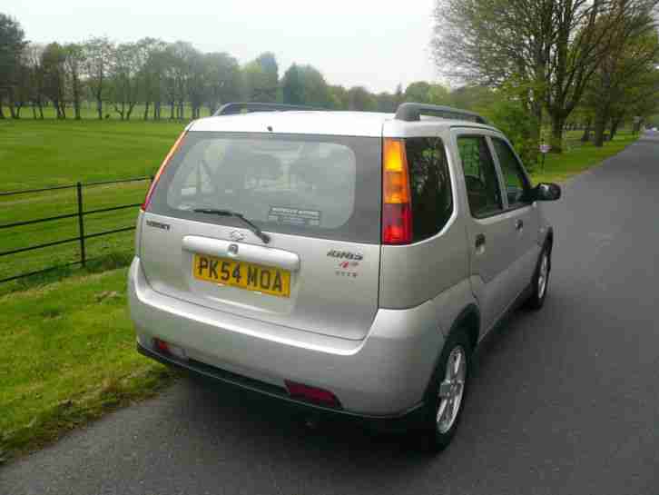 2004/54 Suzuki Ignis 1.5 VVT 4Grip Manual 5 Door 4WD Silver FSH