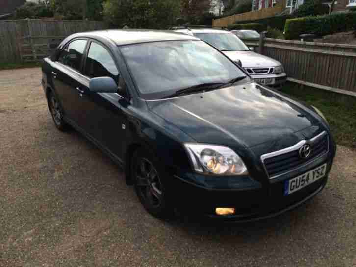 2004 54 TOYOTA AVENSIS T3-X 1 OWNER FSH GREEN SPARES OR REPAIR BREAKER EXPORT