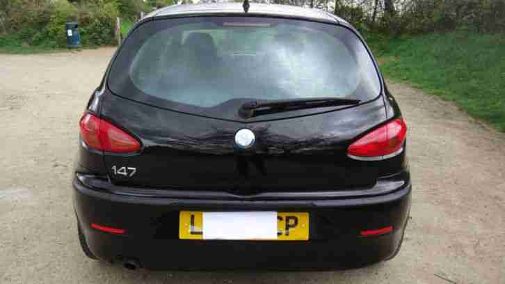 2004 ALFA ROMEO 147 T SPARK LUSSO BLACK 3 DOOR HATCHBACK