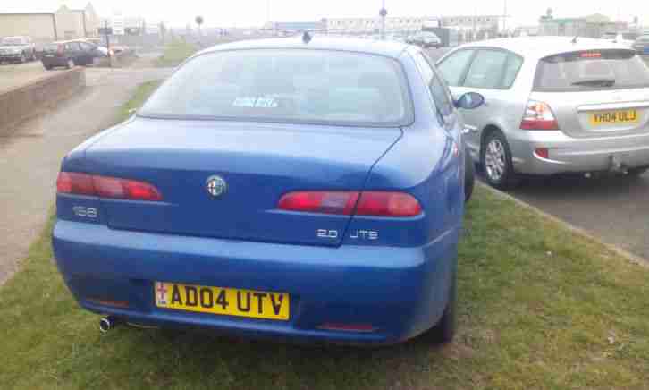 2004 ALFA ROMEO 156 VELOCE JTS BLUE spares or repair runs and drives no reserve