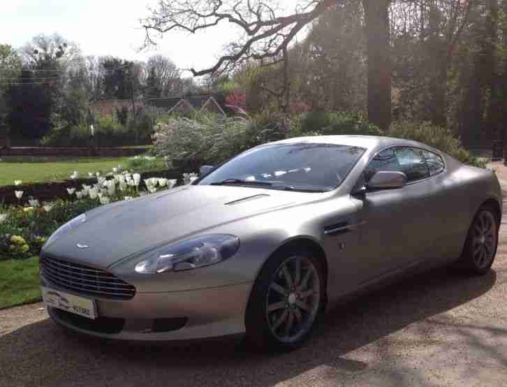 2004 ASTON MARTIN DB9 6.0 V12 450BHP AUTO WRAPPED IN BRUSH ALUMINIUM