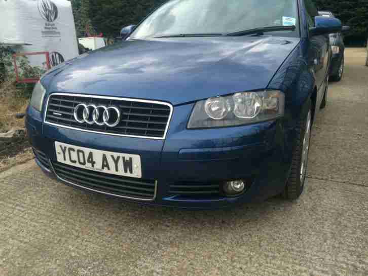 2004 A3 SPORT 3.2 QUATTRO V6 AUTO BLUE