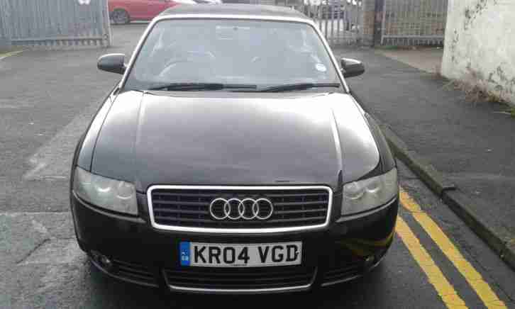 2004 AUDI A4 T SPORT AUTO BLACK (163BHP)