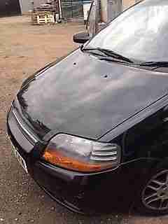 2004 BLACK DAEWOO KALOS SX XTRA COOL 1.2 ***SPARES OR REPAIR****11 MONTHS MOT!