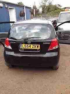 2004 BLACK DAEWOO KALOS SX XTRA COOL 1.2 ***SPARES OR REPAIR****11 MONTHS MOT!