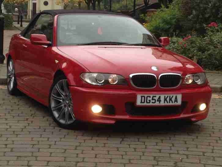 2004 BMW 318CI SPORT CONVERTIBLE RED **NO RESERVE PRICE**