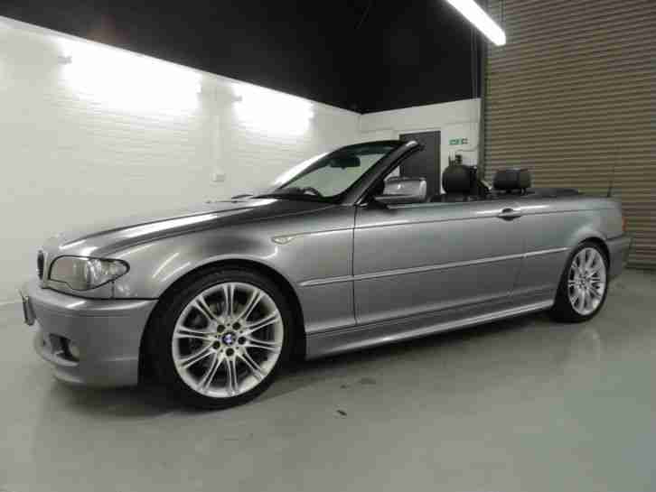 2004 BMW 330 CI AUTO M SPORT CONVERTIBLE CABRIOLET GREY FSH 90K FULLY LOADED