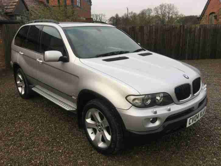 2004 BMW X5 SPORT D DIESEL AUTO AUTOMATIC SILVER LOW MILEAGE E53 4X4