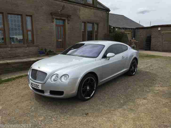 2004 Bentley Continental GT 6.0 W12 Auto Silver Mulliner Wheels