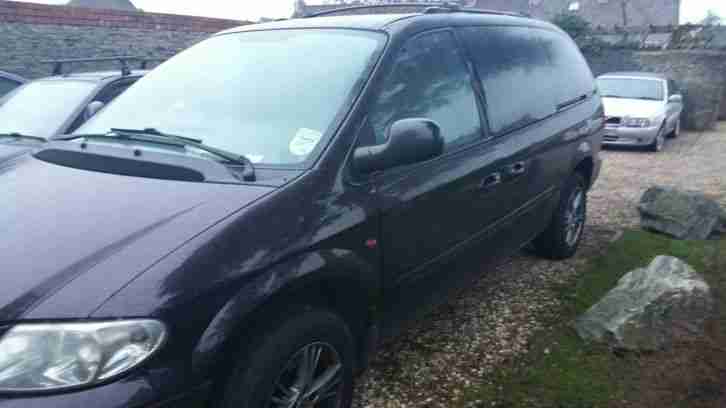 2004 CHRYSLER GRAND VOYAGER CRD LX (Spares or Repair)
