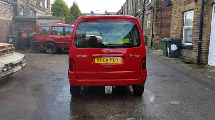 2004 CITROEN BERLINGO MULTISPACE FORTE RED SPARES OR REPAIR - CAMPER CONVERSION?