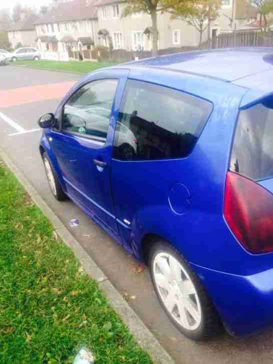 Citroen C2. Citroen car from United Kingdom