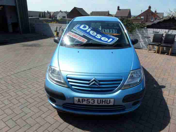 2004 CITROEN C3 HDi 1400cc DIESEL FULL HISTORY £30 ROAD TAX NEW CLUTCH