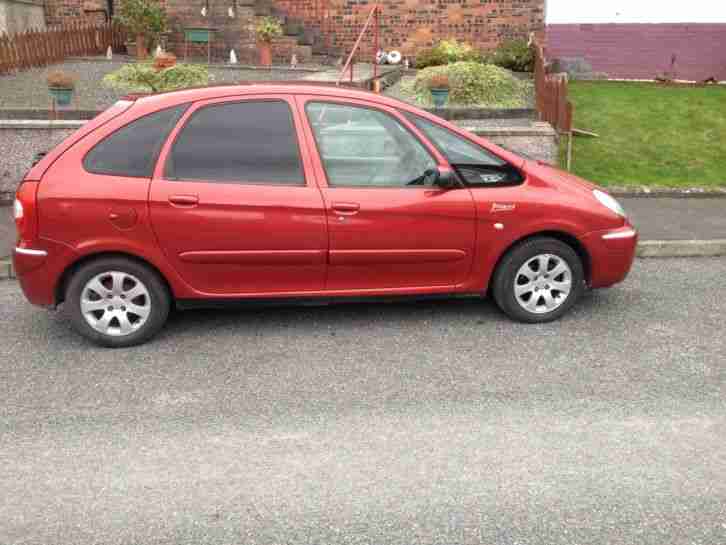 2004 CITROEN XSARA PICASSO DESIRE 2HDI RED