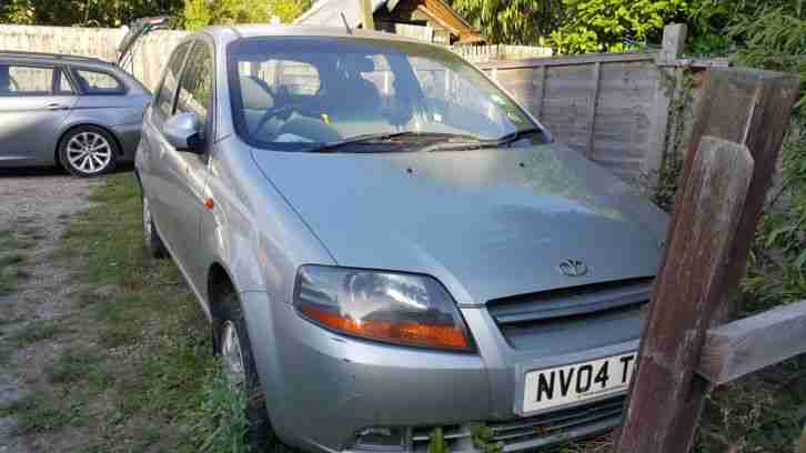 2004 DAEWOO KALOS SX 1399cc,16V AUTO SILVER ONLY 34309 MILES
