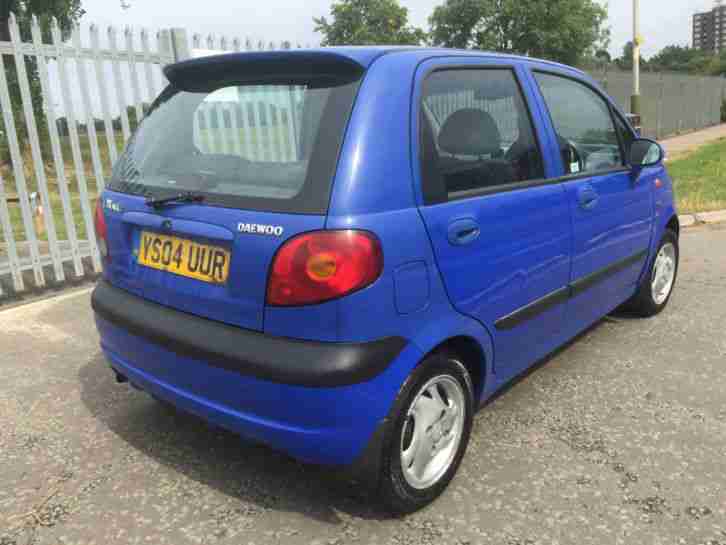 2004 DAEWOO MATIZ SE+ 1.0 LITRE BLUE SE PLUS BARGAIN MINI CAR LOW MILEAGE 68k