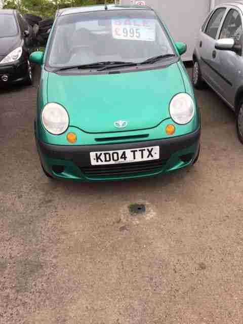2004 DAEWOO MATIZ SE+ GREEN