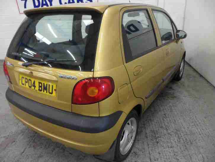 2004 DAEWOO MATIZ SE+ YELLOW 1.0 PETROL 5 DOOR MANUAL HATCHBACK