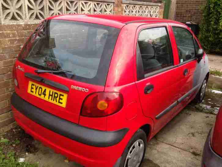 2004 DAEWOO MATIZ XTRA COOL RED