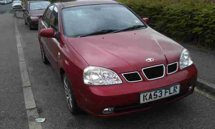 2004 DAEWOO NUBIRA CDX RED # FSH # MOT 02/2015 # GOOD CONDITION