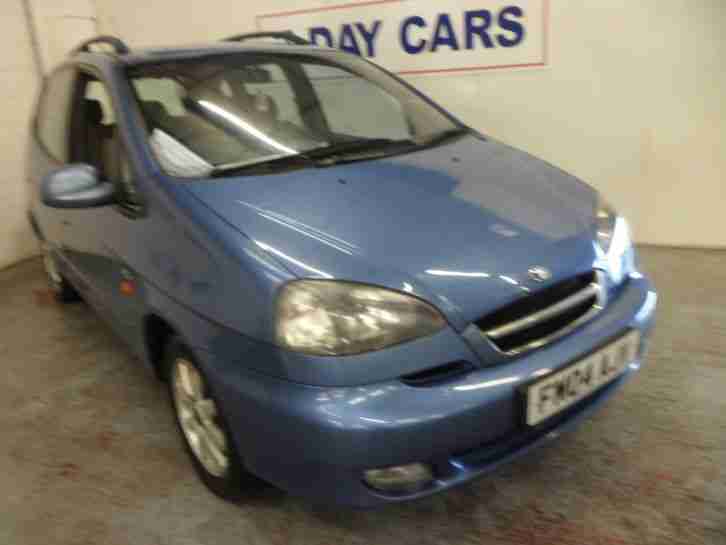 2004 DAEWOO TACUMA CDX BLUE 2.0 PETROL 5 DOOR MANUAL MPV