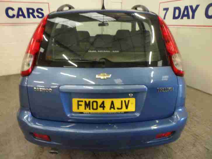 2004 DAEWOO TACUMA CDX BLUE 2.0 PETROL 5 DOOR MANUAL MPV