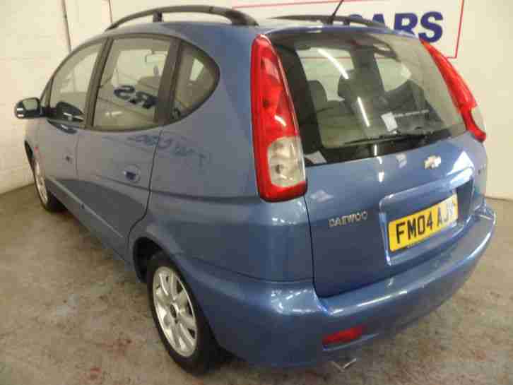 2004 DAEWOO TACUMA CDX BLUE 2.0 PETROL 5 DOOR MANUAL MPV