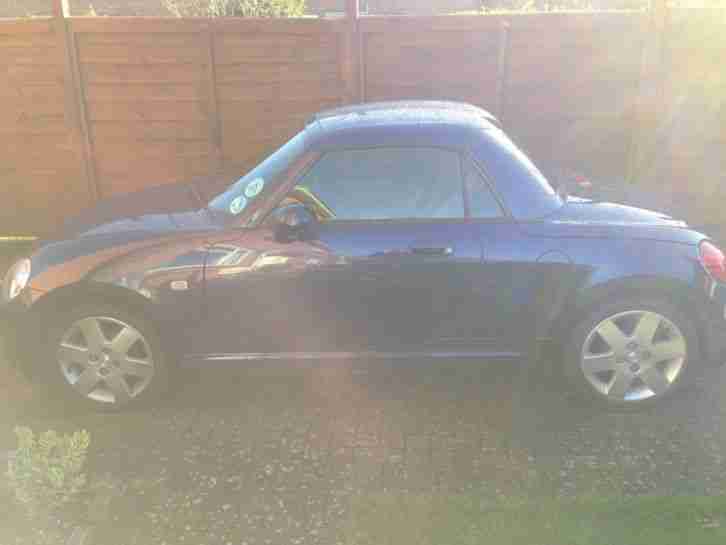 2004 DAIHATSU COPEN CONVERTIBLE Blue with Tan leather seats 659 cc