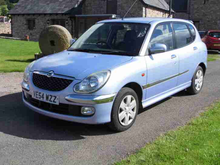 2004 DAIHATSU SIRION SL SILVER BLUE. 12M mot RUNS WELL & GOOD CONDITION
