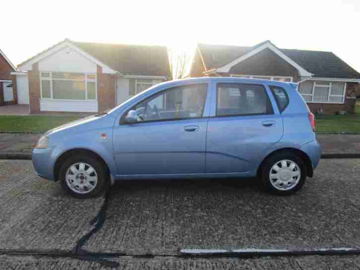 2004 Daewoo Kalos 1.4 sx automatic 5 doors petrol in blue