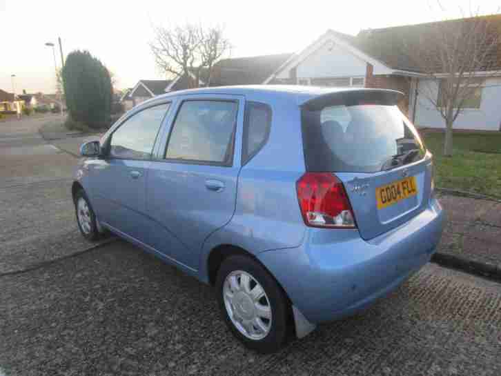 2004 Daewoo Kalos 1.4 sx automatic 5 doors petrol in blue