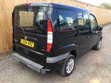 2004 FIAT DOBLO DYNAMIC JTD BLACK/LONG MOT /IDEAL WORK VAN / diesel van/
