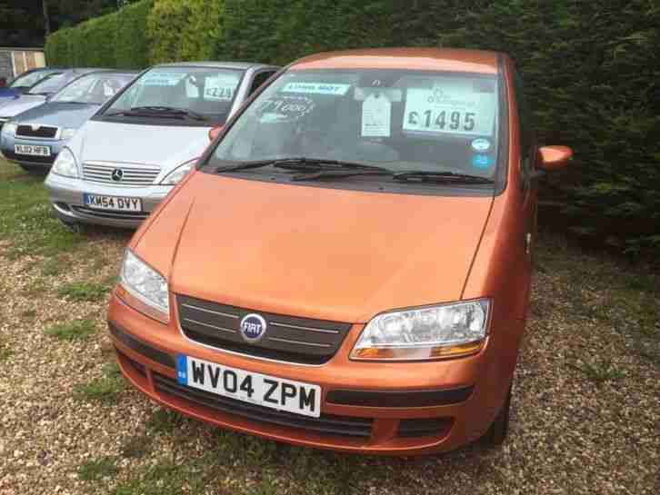 2004 FIAT IDEA ELEGANZA ORANGE